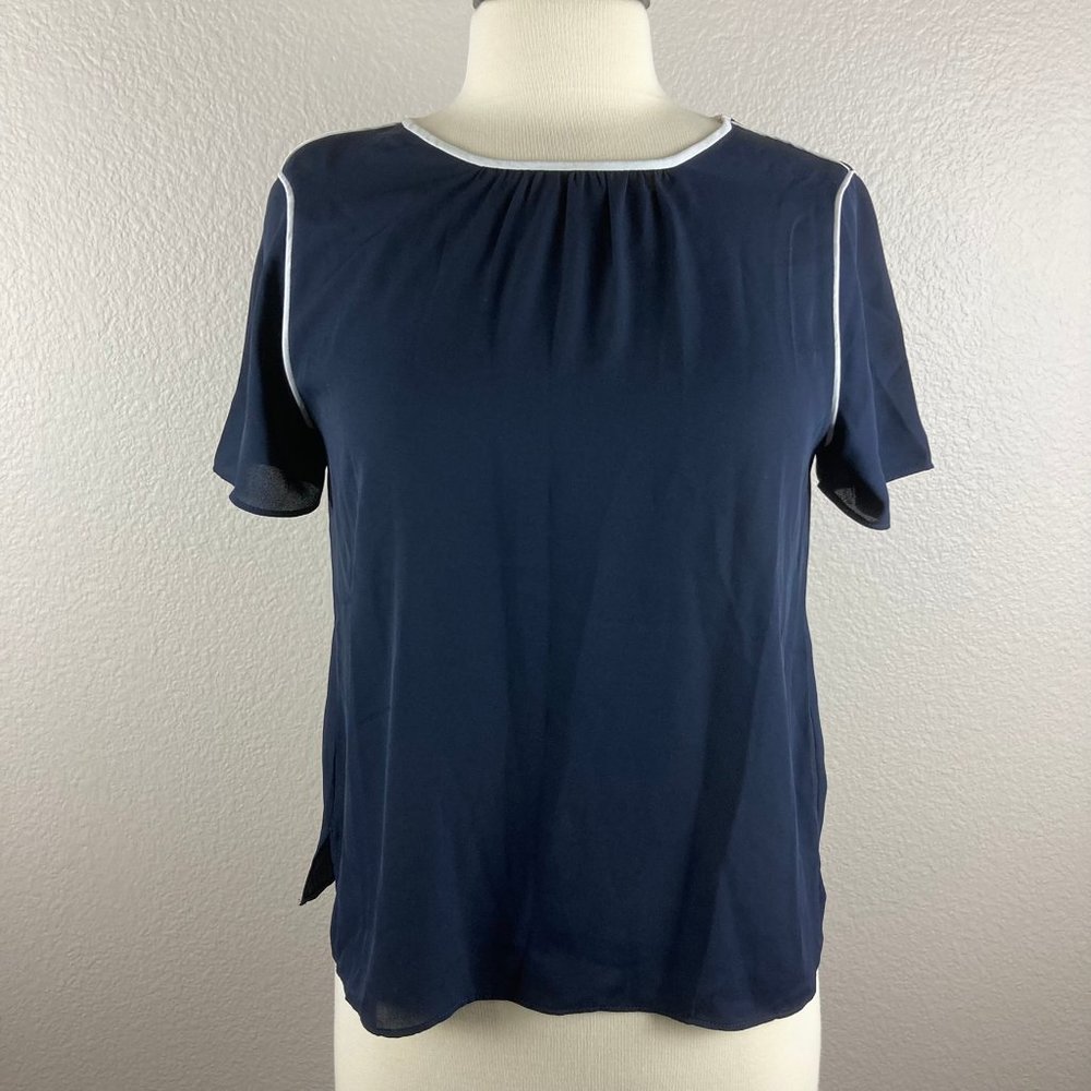 Banana Republic Navy Blue Blouse - XS NWT